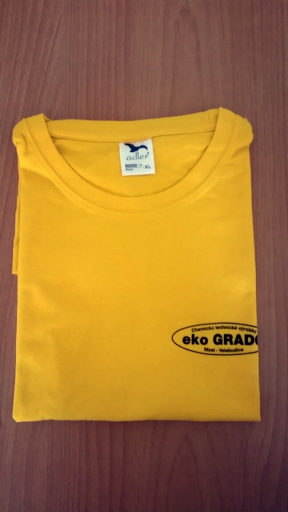 Firemní tričko žluté