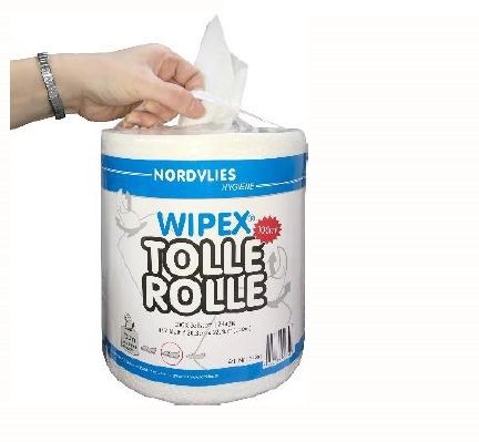 Papírové utěrky v roli Nordvlies Wipex Tolle Rolle bílé 3480