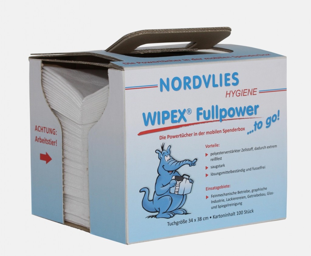 Savá utěrka Nordvlies Wipex Fullpower 140540T BOX 100 ks