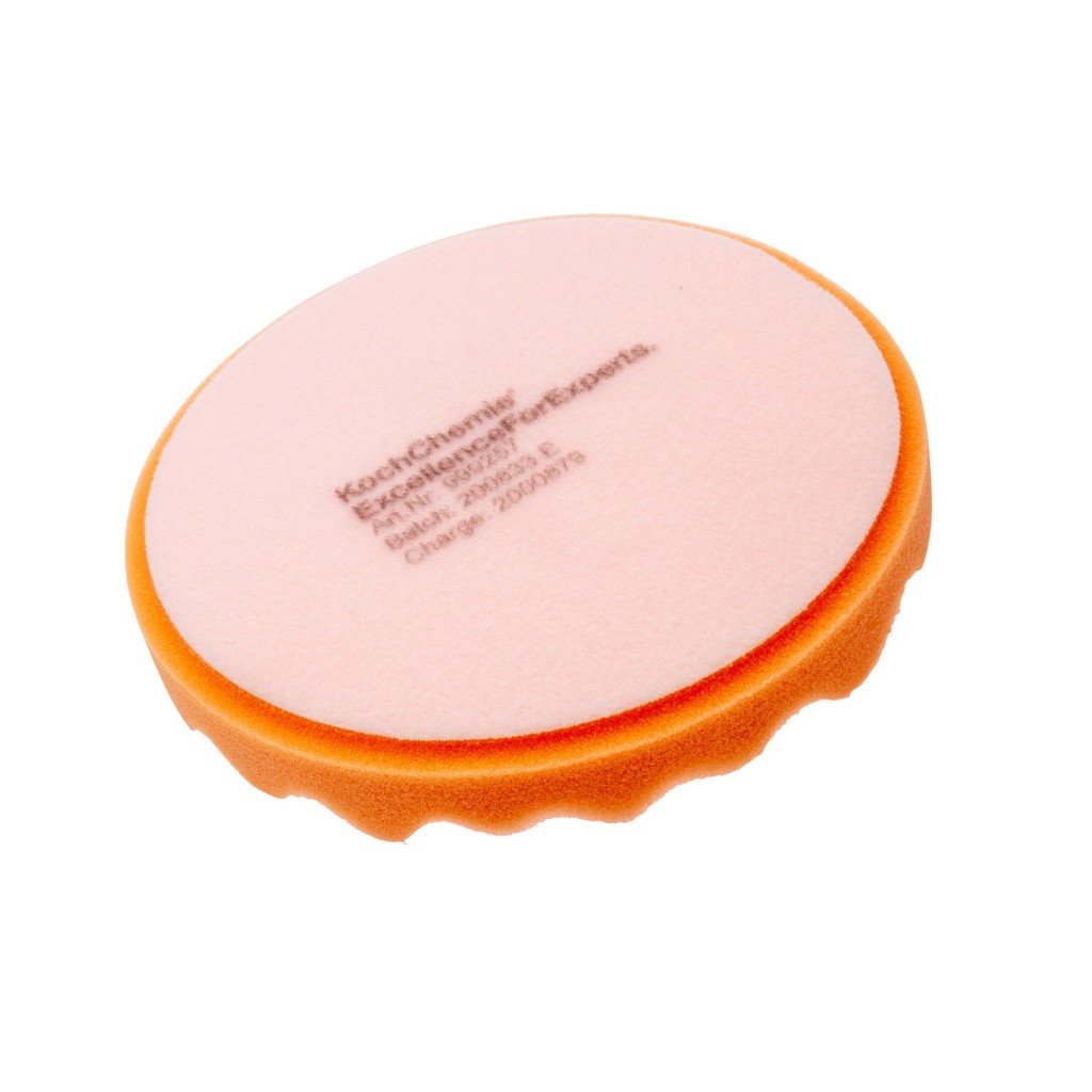 Antihologramní kotouč oranžový vroubkový Koch 160x25 mm 999257